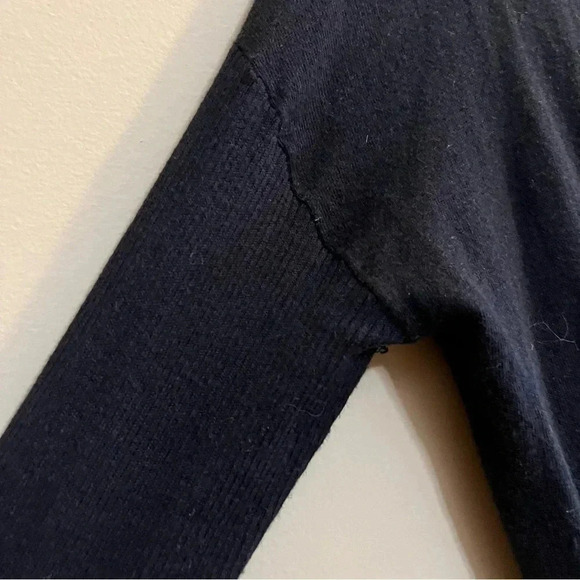 Halogen Women's Lightweight Cardigan Sweater Long Sleeve Solid Black Size XS - Picture 4 of 9